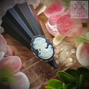 Pierścionek Classic Cameo Kamea czarno biała