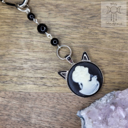 Brelok Kitty Cameo onyks kamea
