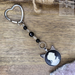 Brelok Kitty Cameo onyks kamea