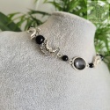 Choker Naszyjnik Fantasy Moon onyks księżyc