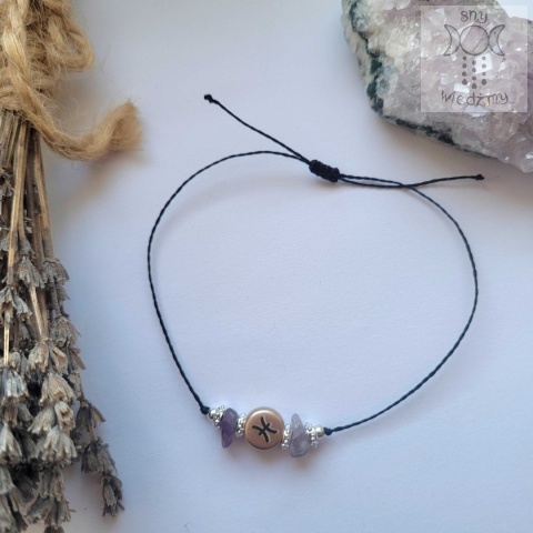 Bransoletka Znak Zodiaku Ryby ametyst Bransoletka Znak Zodiaku Ryby ametyst