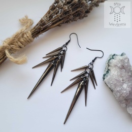 Kolczyki Dark Spike kolce kły