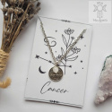 Naszyjnik Rak zodiakalny znak zodiaku kamień księżycowy basic