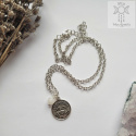Naszyjnik Rak zodiakalny znak zodiaku kamień księżycowy basic