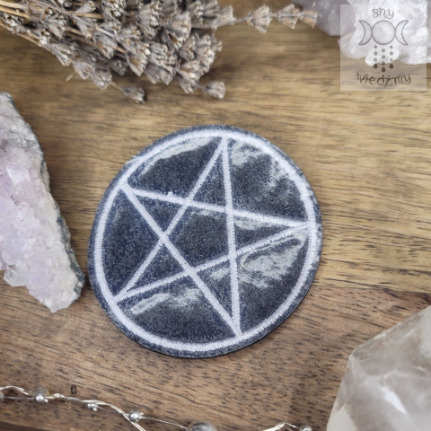 Pentagram pentakl naprasowanka naszywka Pentagram pentakl naprasowanka naszywka