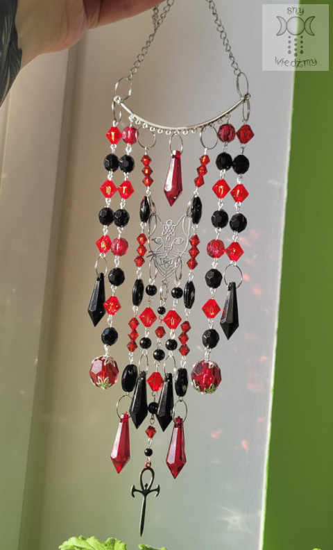 Ankh Kitty Łapacz Słońca kryształki Aurora zajączki onyks girlanda świetlna sfinks sphinx