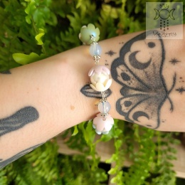 Bransoletka Fiorina opalit kwiaty kwiatki floral fairy
