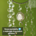 Łapacz Słońca Luna kryształki Aurora zajączki kryształ górski girlanda świetlna