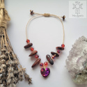 Bransoletka Crystal Love bawole oko makrama makramowa