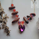 Bransoletka Crystal Love bawole oko makrama makramowa
