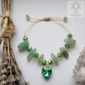 Bransoletka Crystal Love awenturyn makrama makramowa
