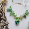 Bransoletka Crystal Love awenturyn makrama makramowa