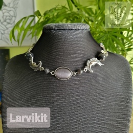 Choker Naszyjnik Fantasy Moon larvikit księżyc