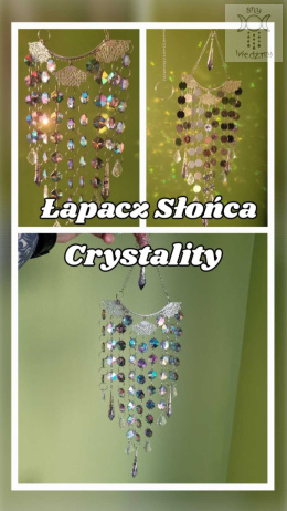 Łapacz Słońca Crystality kryształki Aurora zajączki świetlne girlanda