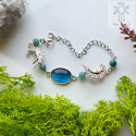 Bransoletka Fantasy Moon jadeit księżyc