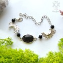 Bransoletka Fantasy Moon onyks księżyc