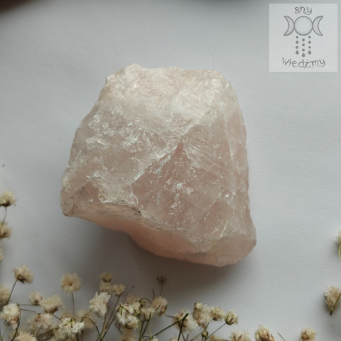 Kwarc różowy 164g surowa bryłka Kwarc różowy 164g surowa bryłka
