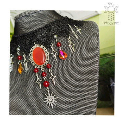 Kolia Baroque Shadows chalcedon choker naszyjnik gwiazdy uleksyt Kolia Baroque Shadows chalcedon choker naszyjnik gwiazdy uleksyt