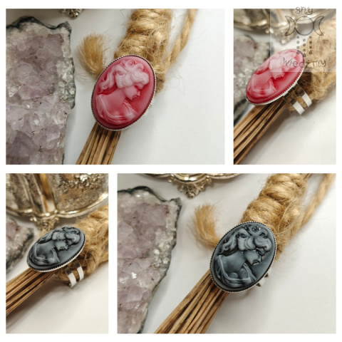 Pierścionek Bat Cameo Kamea Pierścionek Bat Cameo Kamea