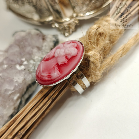 Pierścionek Bat Cameo Kamea Pierścionek Bat Cameo Kamea