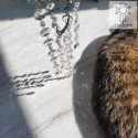 Łapacz Słońca Rainbow Moth Crystal kryształki Ćma Ćmy Aurora zajączki opalit girlanda świetlna