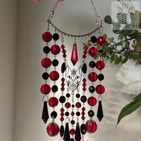 Ankh Kitty Łapacz Słońca kryształki Aurora zajączki onyks girlanda świetlna sfinks sphinx