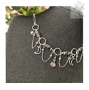Choker Lumina Yooperlite hematyt księżyc moon