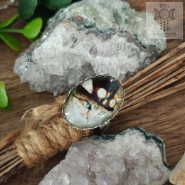 Pierścionek Steampunk Kitty Ginger regulowany kot koty