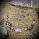 Bransoletka Fantasy Moon kwarc różowy księżyc