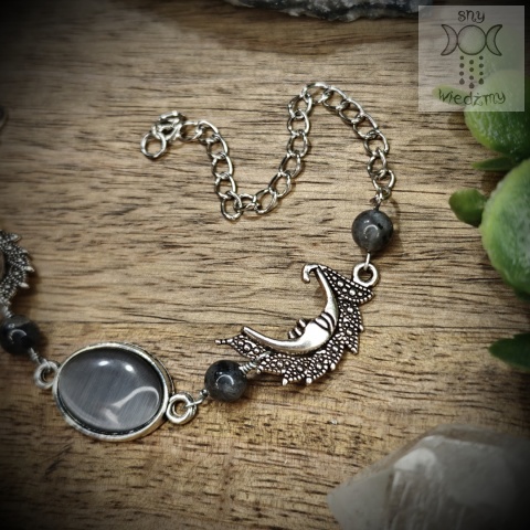 Bransoletka Fantasy Moon larvikit księżyc