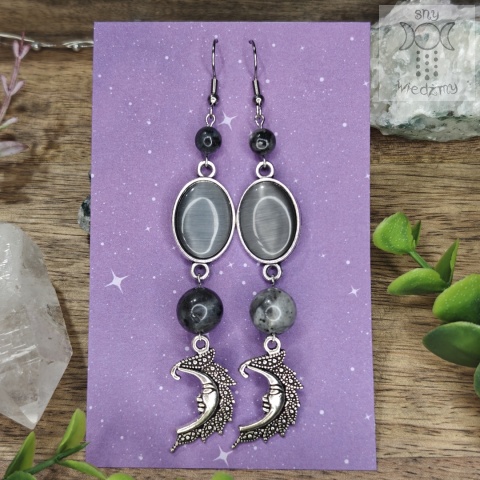 Kolczyki Fantasy Moon larvikit księżyc