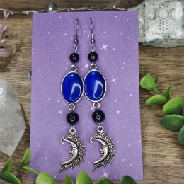 Kolczyki Fantasy Moon noc Kairu księżyc