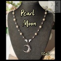 Naszyjnik Pearl Moon masa perłowa stal stal