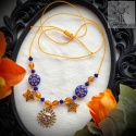 Choker Celestial słońce księżyc gwiazdy Sky whimsigoth