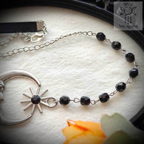Choker Unique Moon kryształki