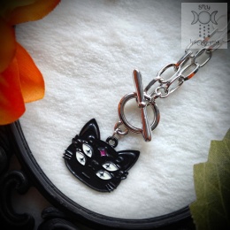 Naszyjnik Strange Cat Toggle łańcuch